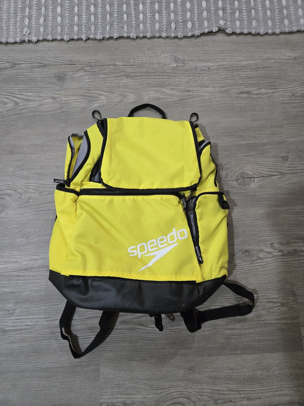 Speedo Yellow and Black Swim Backpack